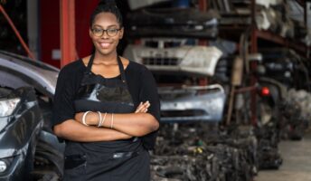 Female black business owner
