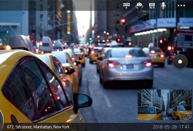 Dashcam 9 app video footage