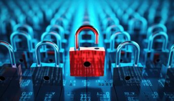 Graphic of red padlock