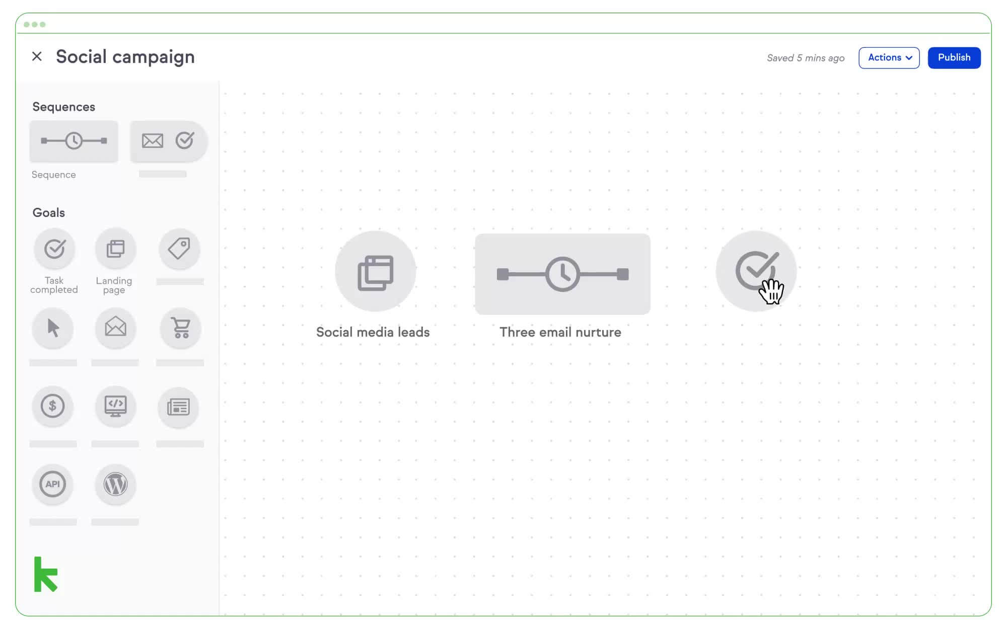 Keap Campaign Builder