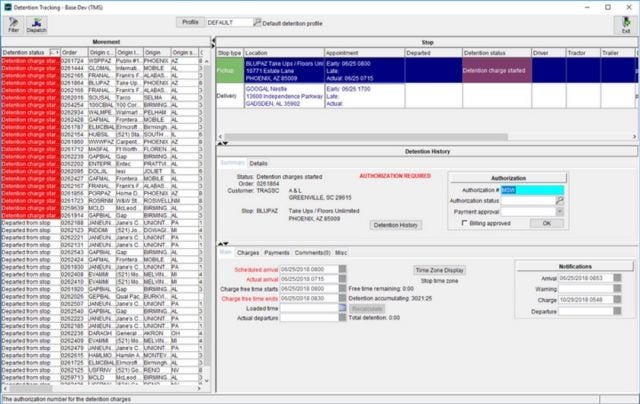 McLeod Loadmaster data