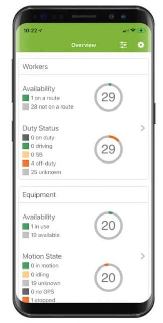 Omnitracs Mobile Manager app: overview
