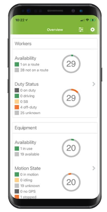 Omnitracs Mobile Manager app: overview