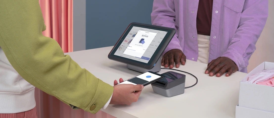 Shopify POS in use
