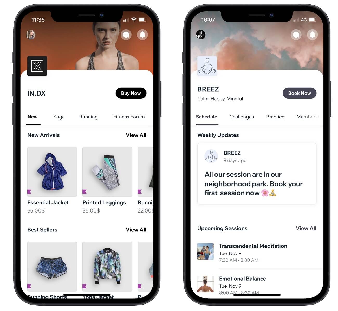 Wix mobile app