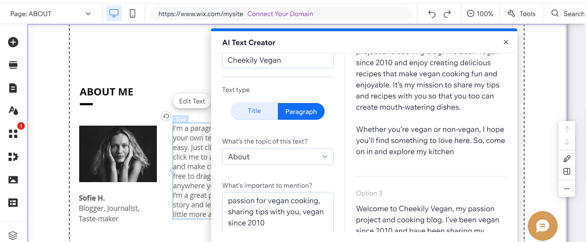 AI Text Creator