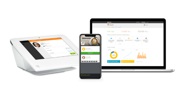 Clover Rewards on laptop tablet and smartphone