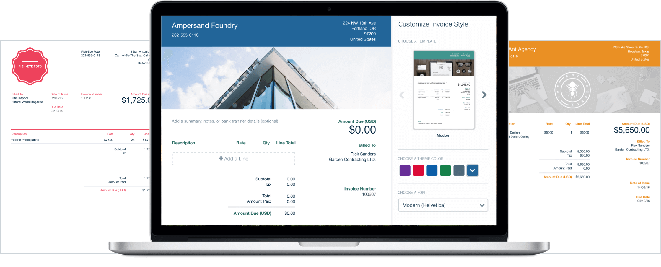 FreshBooks: invoicing