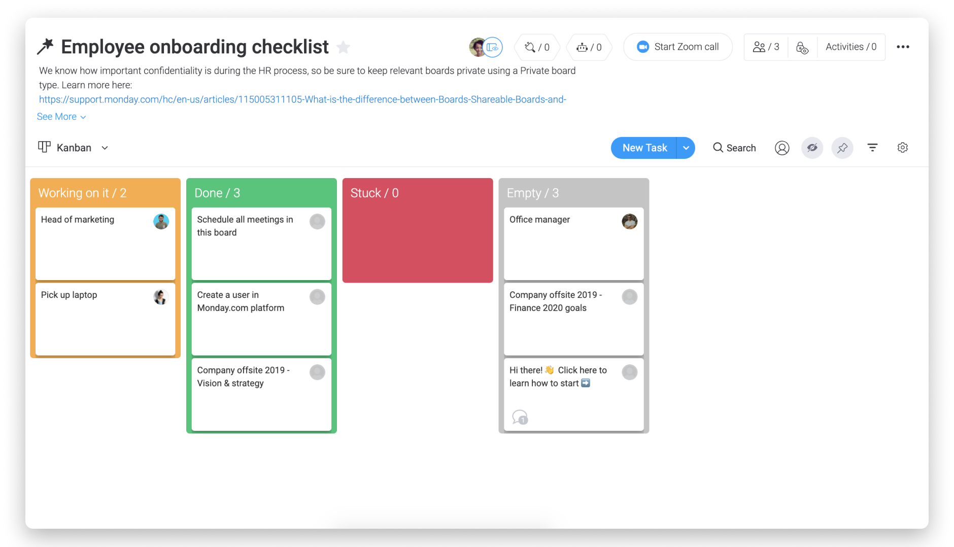 monay.com employee scheduling software screenshot