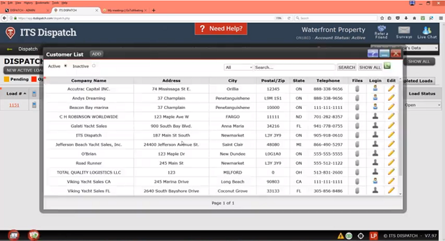 ITS Dispatch software