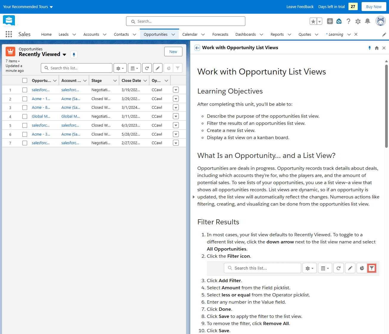 Salesforce Guidance Center Open (March 2024)