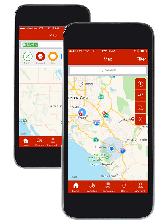 Spireon ELD: Fleet on mobile app