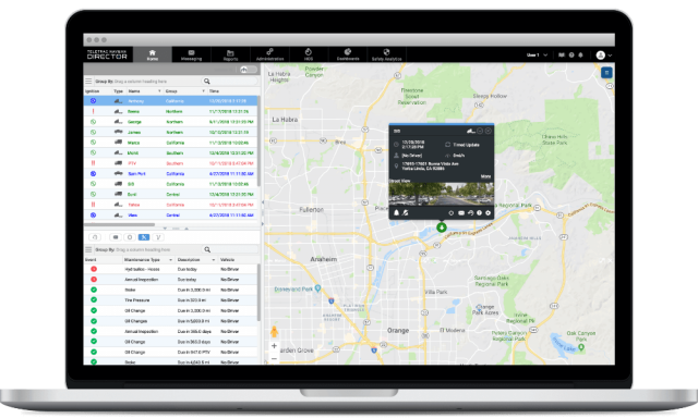 Teletrac Navman FMS map view